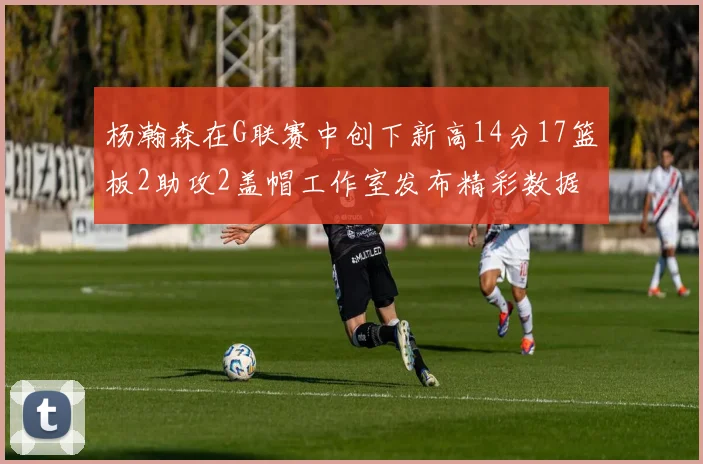 杨瀚森在G联赛中创下新高14分17篮板2助攻2盖帽工作室发布精彩数据海报
